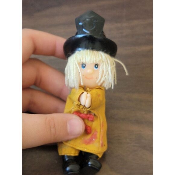 Vintage firefighter kid girl ornament Xmas Decor superhero - Picture 1 of 5